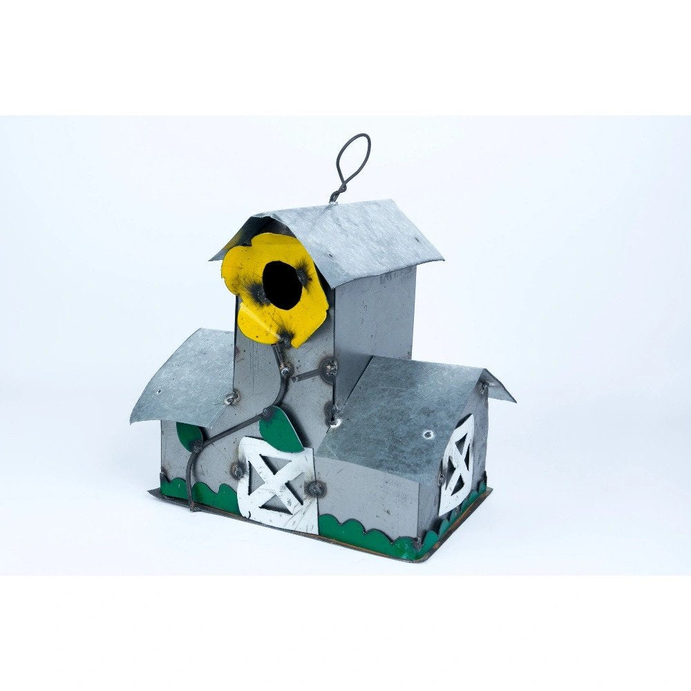 Silver Barn Birdhouse