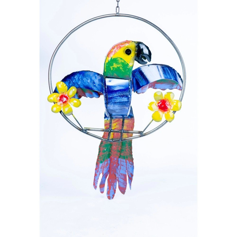 Short Tail Macaw on Ring - Small