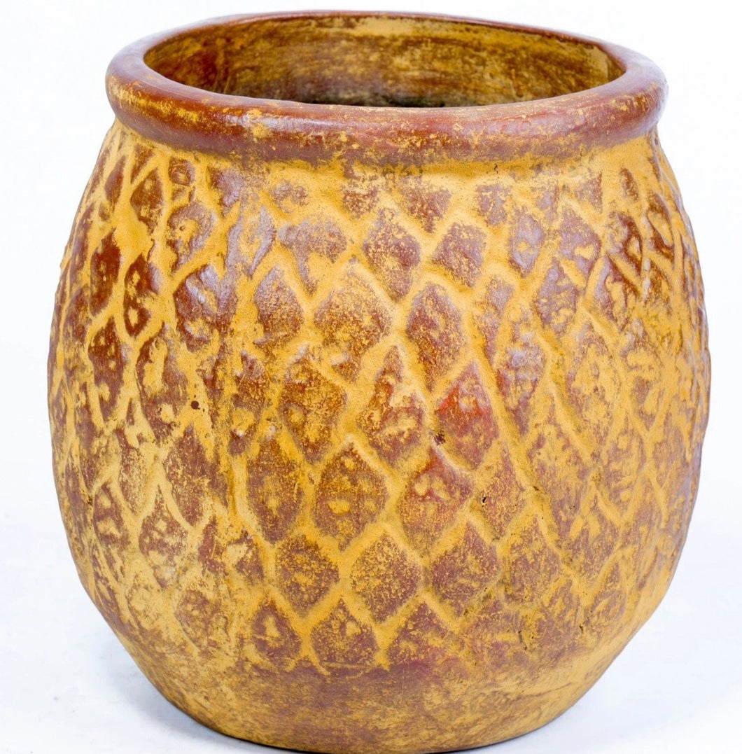 Pineapple Clay Pot