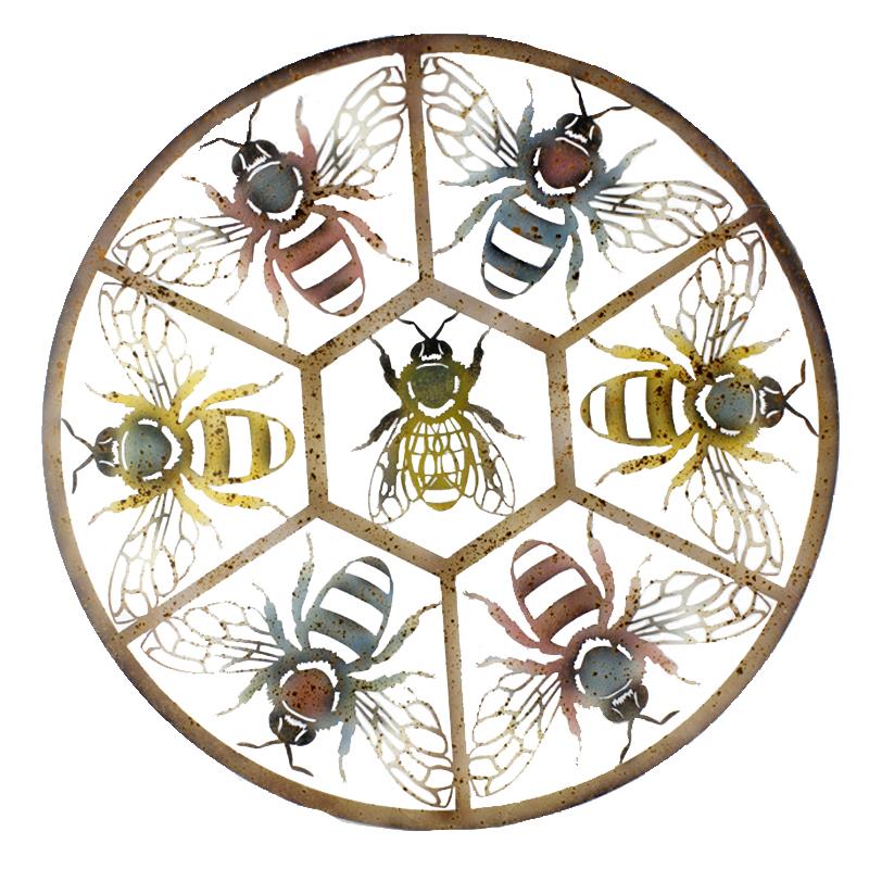 BUMBLE BEE CIRCLE PLAQUE