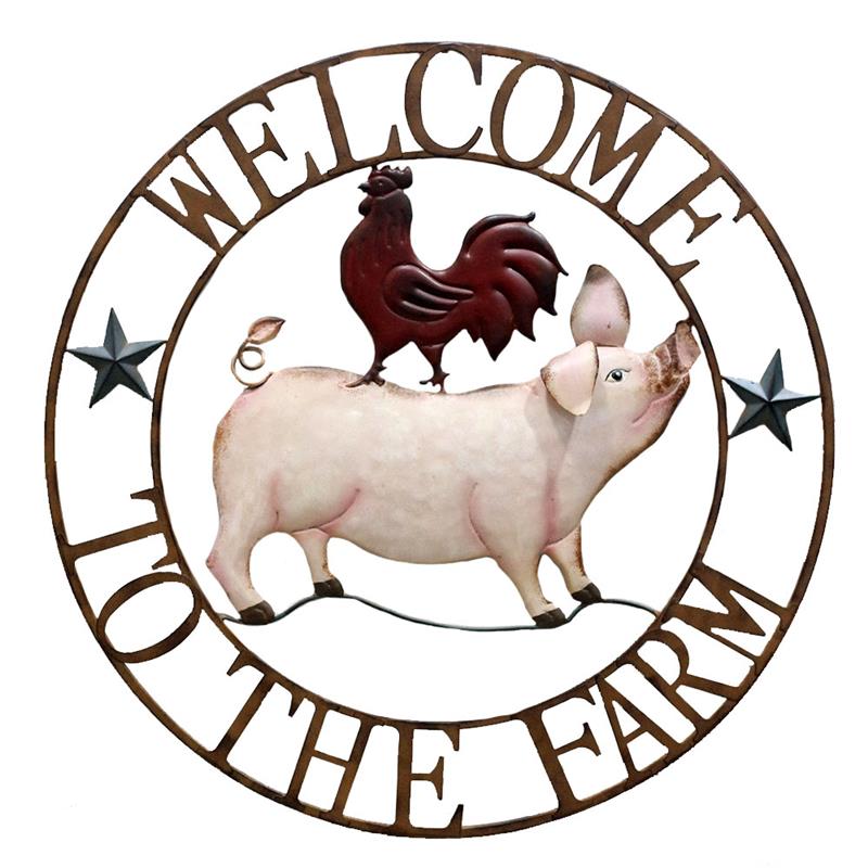 Welcome To the Farm Sign